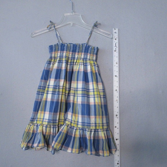 Polo Ralph Lauren Girls Plaid Tartan Smocked Dress - Picture 12 of 14